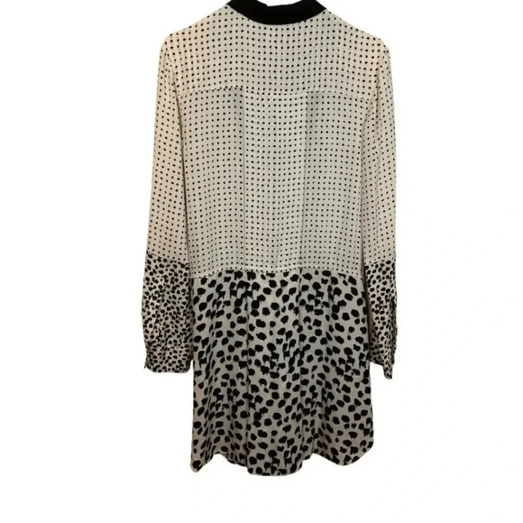 A.L.C. Ellison leopard polka dot dress size M - Picture 3 of 8
